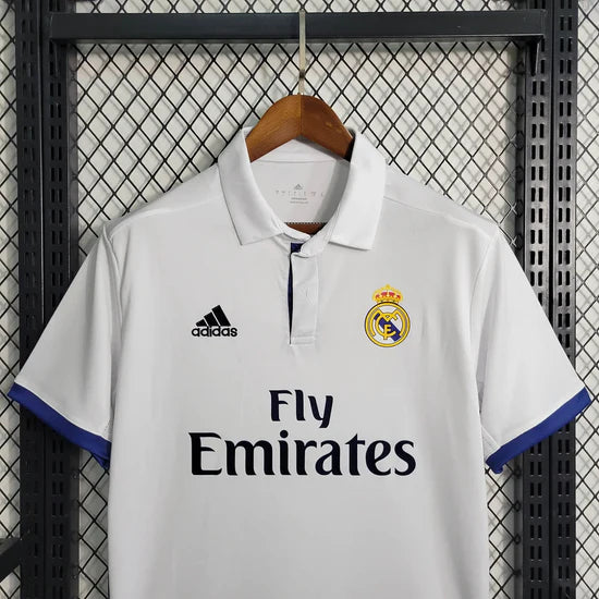 2016/2017 Retro Real Madrid Home Football Shirt