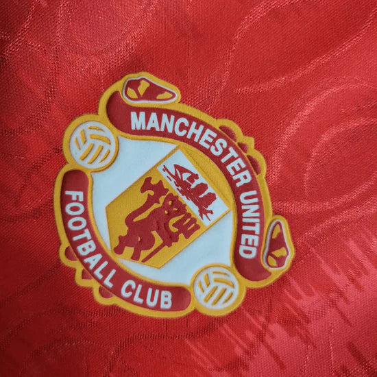 1990/1992 Retro Manchester United Home Football Shirt