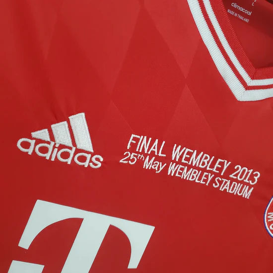 2013/2014 Retro Bayern Munich Home Champions League Edition Football Shirt
