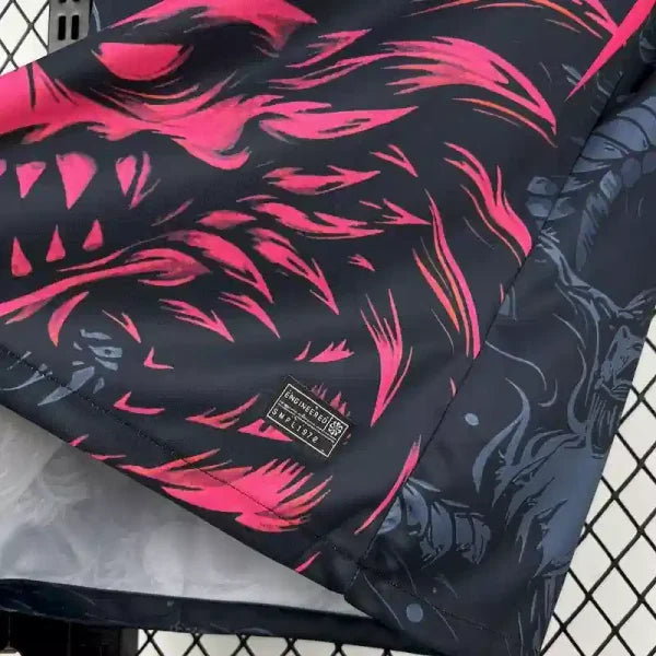 2025/2026 Barcelona Dragon Special Edition Dark and Pink Football Shirt