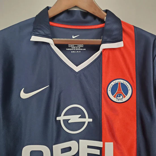 2001/2002 Retro Psg Paris Saint-Germain Home Football Shirt