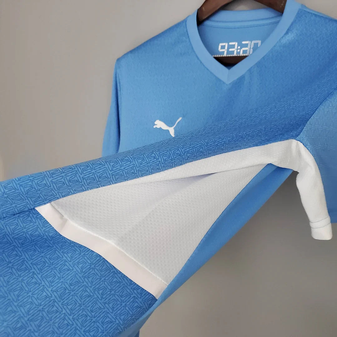 2021/2022 Retro Manchester City Home Football Shirt