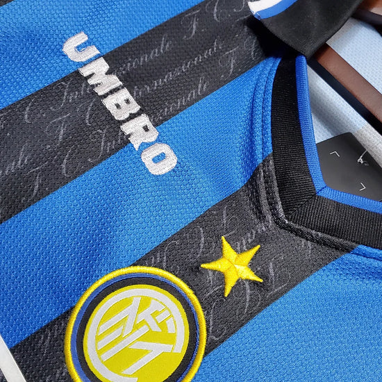 1997/1998 Retro Internazionale Milan Home Football Shirt