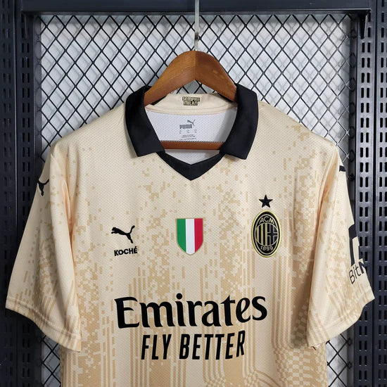 2022/2023 AC Milan Goalkeeper Special Edition Gold Football Shirt