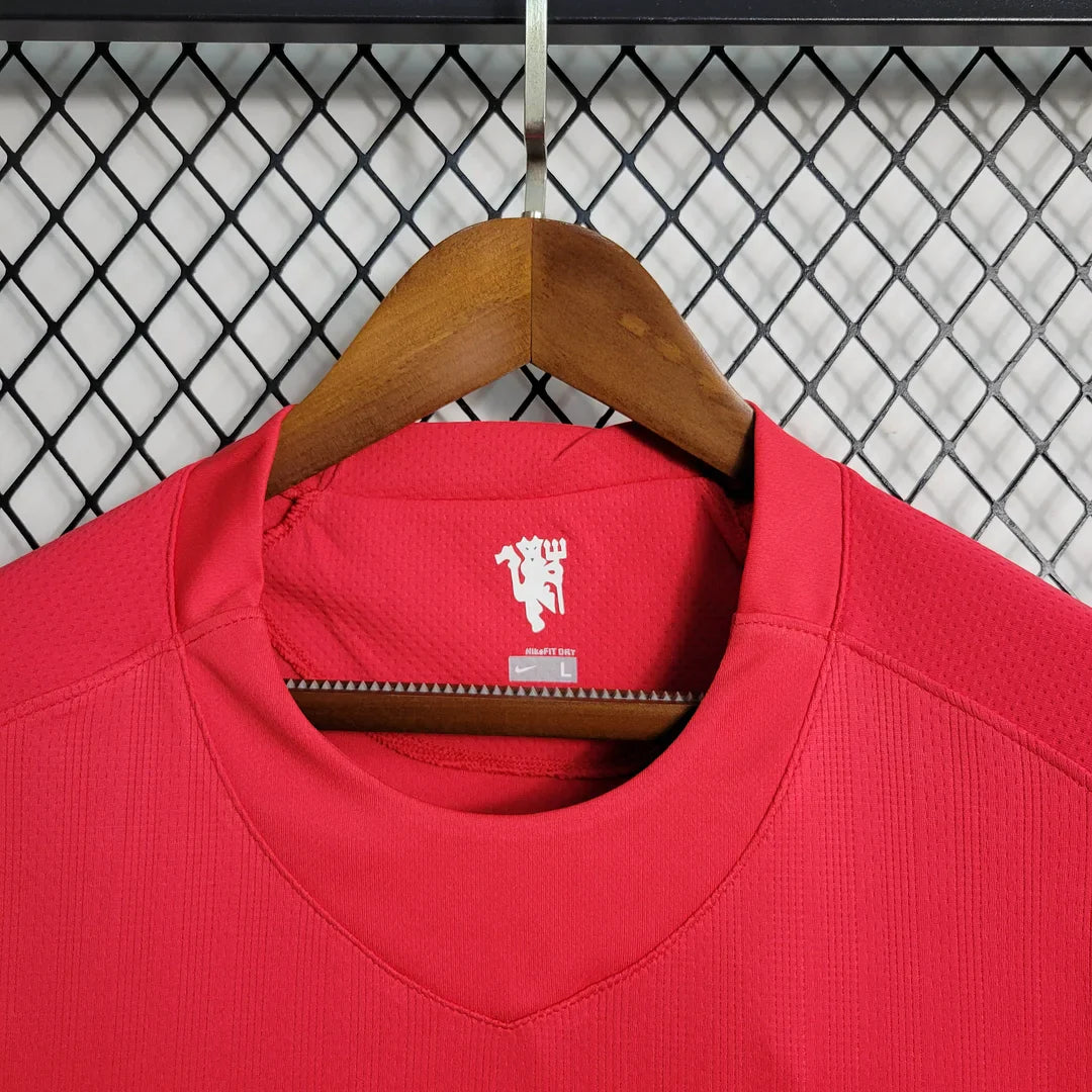 2007/2008 Retro Manchester United Home Champions League Edition Football Shirt