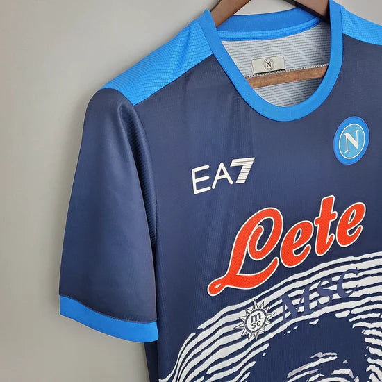 2021/2022 Napoli Soccer Commemorative Edition Blue Football Shirt