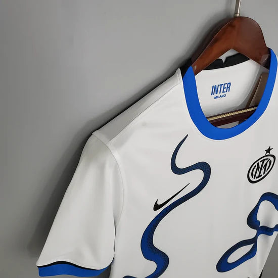 2021/2022 Retro Internazionale Milan Away White Football Shirt