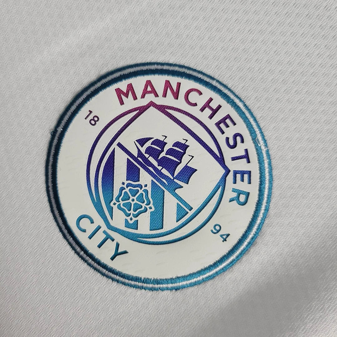 2021/2022 Retro Manchester City Away Football Shirt