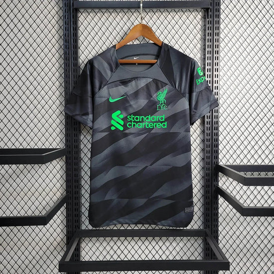 2023/2024 Liverpool Goalkeeper Black Football Shirt