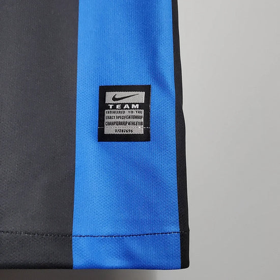 2009/2010 Retro Internazionale Milan Home UEFA Champions League Edition Football Shirt