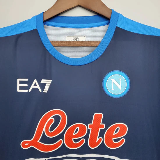 2021/2022 Napoli Soccer Commemorative Edition Blue Football Shirt