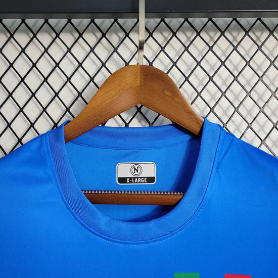 2023/2024 Napoli Commemorative Edition Blue Football Shirt