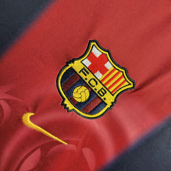 2000/01 Retro Barcelona x Travis Scott Home Skeleton Football Shirt