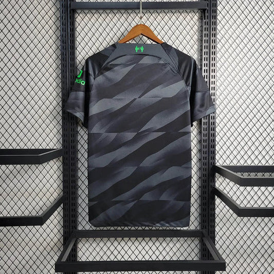 2023/2024 Liverpool Goalkeeper Black Football Shirt