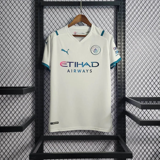 2021/2022 Retro Manchester City Away Football Shirt