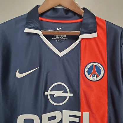 2001/2002 Retro Psg Paris Saint-Germain Home Football Shirt