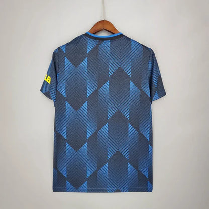 2021/2022 Retro Manchester United Third Away Football Shirt
