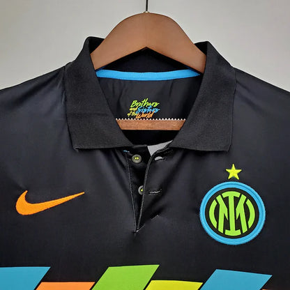 2021/2022 Retro Internazionale Milan Third Away White Football Shirt
