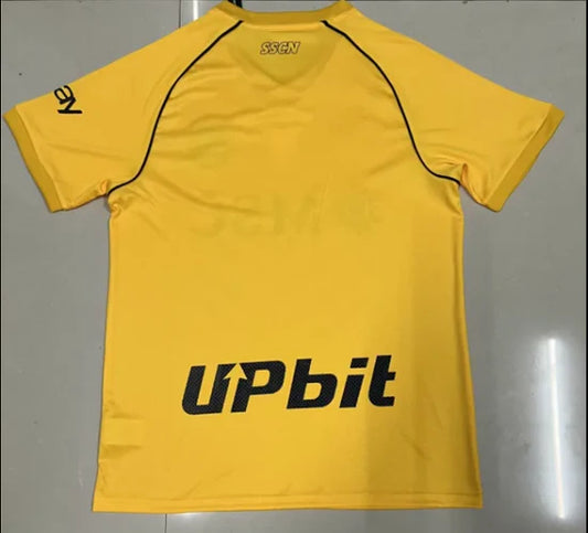 2023/2024 Napoli Goalkeeper Yellow Football Shirt
