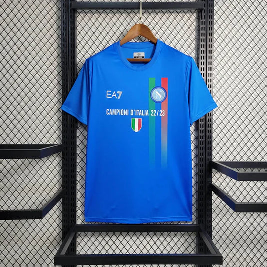 2023/2024 Napoli Commemorative Edition Blue Football Shirt