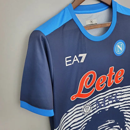 2021/2022 Napoli Soccer Commemorative Edition Blue Football Shirt