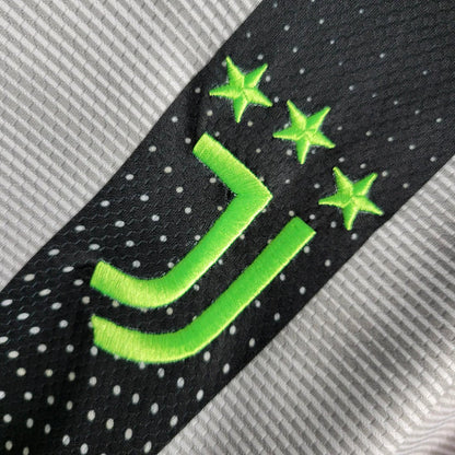 2019/2020 Retro Juventus Joint Edition Black and White Stripes Football Shirt