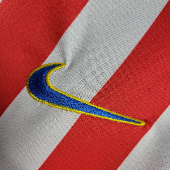 2004/2005 Retro Atletico Madrid Home Football Shirt