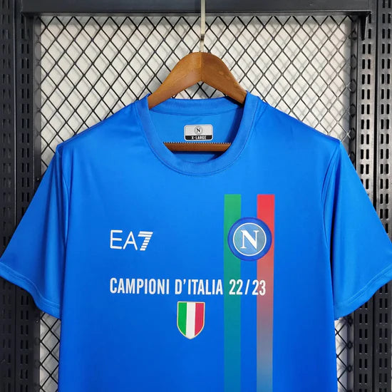 2023/2024 Napoli Commemorative Edition Blue Football Shirt