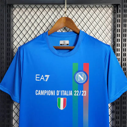 2023/2024 Napoli Commemorative Edition Blue Football Shirt