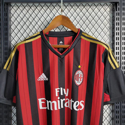 2013/2014 Retro AC Milan Home Football Shirt