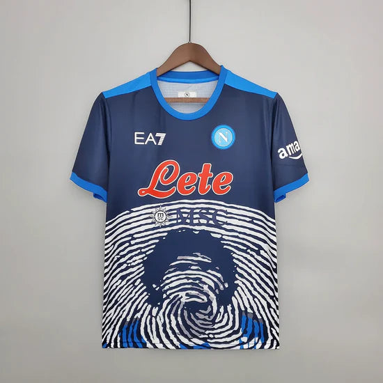 2021/2022 Napoli Soccer Commemorative Edition Blue Football Shirt
