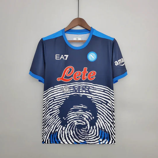 2021/2022 Napoli Soccer Commemorative Edition Blue Football Shirt