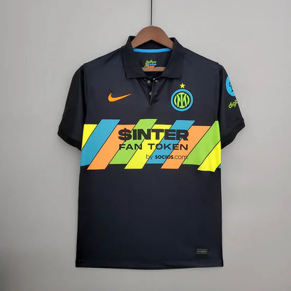 2021/2022 Retro Internazionale Milan Third Away White Football Shirt